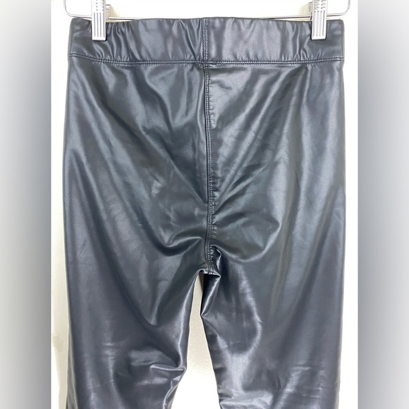 MAX Edition Women’s Faux Leather High Rise Pull-On Stretch Leggings - Size M - Picture 6 of 8